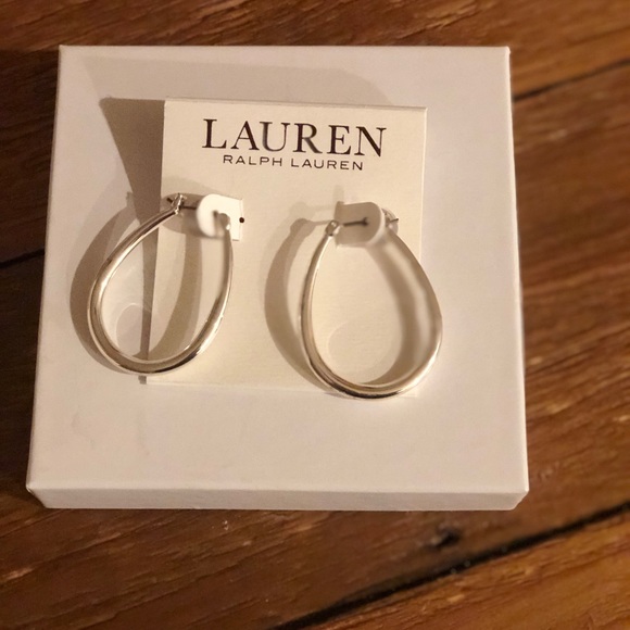 BRAND NEW! Ralph Lauren Hoop Earrings - Picture 2 of 2